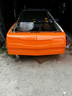 Alek's car new front end, painted